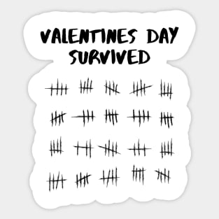 Valentines day survived Sticker